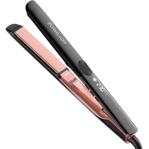 Lisseur Cheveux 2.5 Cm, Lisseur & Boucleur 2 En 1 ¿ Plaques Céramique Ionique Titane, Double Tension (110-240v) Pour Cheveux Brillants Et Anti-Frisottis Glätte N Glätten - Neuf