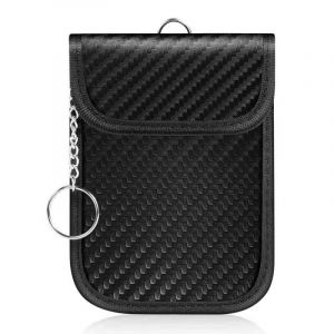 La Clé de la voiture de Faraday Poche, la Clé de la Voiture Bloqueur de Signal, Gousset de Clé de RFID Poche, Entrée sans clé Bloqueur de Signal, Protection antivol pour les Smart porte-Clés ( - Neuf