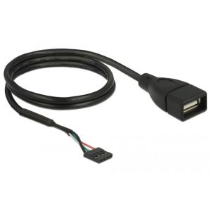 DeLOCK 85671 câble USB 0,6 m Noir - Neuf
