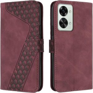 SJZG-Coque Pour Samsung Galaxy A8 2018/A5 2018/A530, Etui Protection Housse Premium En Cuir Pu Portefeuille Étui Téléphone [Fermoir Magnétique] [Fentes Pour Cartes] Flip Case¿Rouge - Neuf