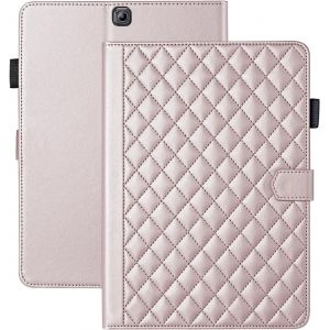 Coque Pour Samsung Galaxy Tab S2 9.7 Pouces 2015 Sm-T810/Sm-T815 Business Cuir Pu Tablet Étui Pour Galaxy Tab S2 9.7 Avec Fente Pour Carte Fonction Stand Or Rose.[F2705] - Neuf