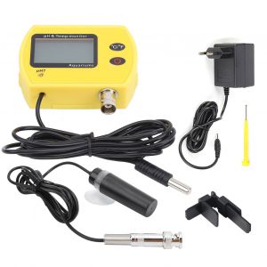 Testeur de pH portable 2 en 1 haute precision 991, thermometre, prise UE 220 V - Neuf