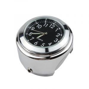 (Noir) Moto Guidon Montre Étanche, Montre Numérique Et De La Température Thermomètre De Guidon Pour Moto - Neuf