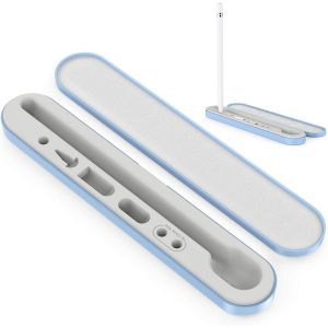 Eryi-Étui De Transport Portable Pour Apple Pencil Pro, Apple Pencil (Usb-C), Apple Pencil (1ère / 2ème Génération) Accessoires Crayons Ipad Boîte Coque Rigide Compatible Avec Ipad Pen (Bleu) - Neuf