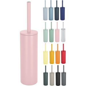 KALANKA-Brosse WC avec Support Acier Akira Rose Mat - Neuf