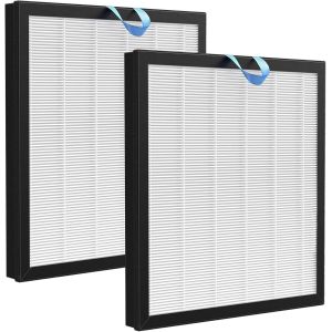 Lot De 2 Filtres De Rechange Vital 100S Compatibles Avec Purificateur D'Air Hepa Haute Efficacit&iquest;&iquest; Levoit Vital 100S, Filtre Hepa H13 True Et Filtre &iquest;&iquest; Charbon Actif Pour Num&iquest;&iquest;ro De Mod&iquest;&iquest;le ?Lap-V102S-We - Neuf