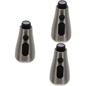 Pommeau de douche amovible et durable, 3 pièces, surface brossée pour robinets de cuisine R - Neuf