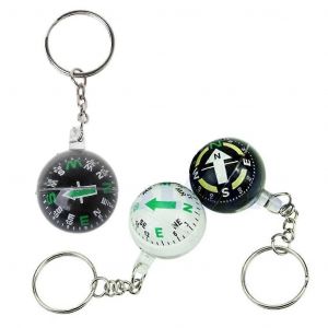 1pc 20mm Bouton Forme Petite Mini Boussoles De Survie Pour Le Camping En Plein Air Randonnée - Neuf