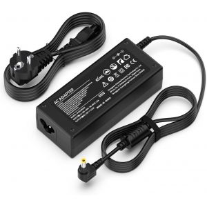 19V 3.42A 65W Chargeur Ordinateur Portable Pour Acer Aspire 3 5 E15 E17 Es1 E5 E1, Ac Adaptateur Adapter Connecteur:¿5.5 * 2.5Mm¿ Pour Asus Zenbook Vivobook Toshiba Satellite Medion Akoya Serie - Neuf