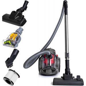 LHOCV-7018 Tinosa Aspirateur sans Sac Cyclonique, 4000 W, Aspirateur Puissant avec Une Grande Puissance d'aspiration, HEPA Filtre, Compact et L&eacute;ger, R&eacute;servoir &agrave; Poussi&egrave;re 1,8 L - Neuf