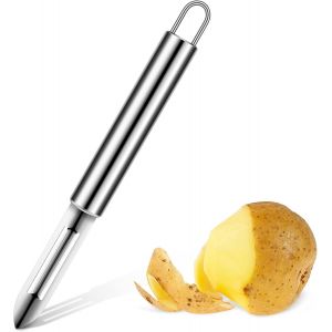 Letnerny-Plucheurs En Acier Inoxydable Éplucheurs De Légumes Éplucheurs De Fruits Éplucheurs De Pommes De Terre Éplucheurs De Julienne En Argent Éplucheurs Droits De 7,5 Pouces Pour Cuisine - Neuf