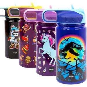 Gourde Isotherme Enfant En Acier Inoxydable I Bouteille Enfant Pour &Eacute;cole I Bouteille Isotherme Enfant I Sans Bisph&eacute;nol A Pour L'&eacute;cole Ou Pour Le Sport | Pour Gar&ccedil;ons Et Filles - 600 Ml - Neuf