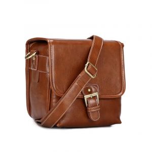 Photo appareil photo de luxe élégant mode rétro étui en cuir PU sac à main étanche épaule messager DSLR sac pour Canon Nikon Sony L-Light Marron S - Neuf