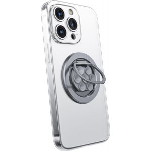 Anneau Telephone Portable pour MagSafe Réglable à 360°, Ventouse Telephone Portable Support Téléphone pour Vidéos TikTok et Selfies, Compatible avec Séries iPhone 16/15/14/13/12 (Bleu) - Neuf