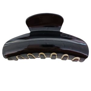 Promotion ! Pince Crabe Cr&eacute;ateur 'scarlett' Noir - 9x4 Cm - Neuf