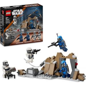 Kalanka-Star Wars - Pack De Combat De L¿Embuscade Sur Mandalore - Jouet De Construction Pour Enfants À Collectionner - Idée De Cadeau D'anniversaire Pour Garçons Et Filles De 6 Ans Et Plus 75373 - Neuf