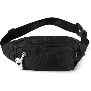 Sac banane pour femmes hommes ceinture de course avec prise casque sport à la mode petit sac de ceinture étanche sac de taille - Neuf