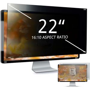 Filtre De Confidentialit&eacute; Pour Ordinateur Filtre D'&Eacute;cran De Moniteur De 22"", Anti-Espion, Anti-Lumi&egrave;re Bleue Et Anti-Reflet, &Eacute;cran De Confidentialit&eacute; De Bureau - Anti-Reflet Pour[ZHB0400] - Neuf