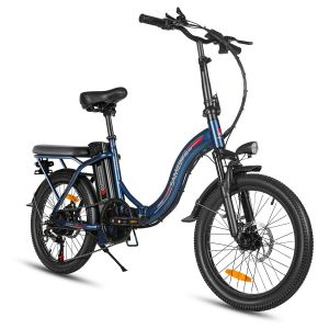 V&eacute;lo &Eacute;lectrique Pliable Samebike Cy20 350 W 36 V 12 Ah 32 Km/H Autonomie Maximale 60 Km 20 Pouces - Bleu Fonc&eacute; - Neuf