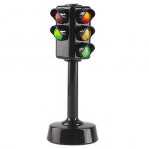 Mini Panneaux De Signalisation Lumi&egrave;re S&eacute;curit&eacute; Feux De Circulation Jouets Collection Mod&egrave;le Rouge Vert Lumi&egrave;re Lampe Jouets &Eacute;ducatifs - Neuf