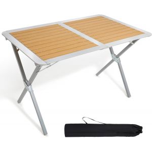 Ulteronixshop-Table De Camping Pliante Aluminium Table De Jardin Ext&eacute;rieur Pliable &Agrave; 4-6 Personnes Avec Sac De Rangement Pour Pique-Nique, Camping, P&ecirc;che, Balcon, Terrasse - Neuf