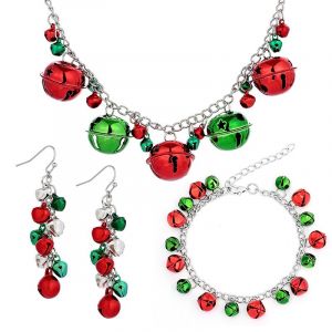 Tous Les Colliers, 3 Pièces, Avec Des Décorations De Noël, Bijoux Colorés - Neuf