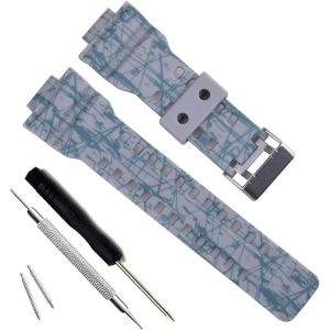 My Time Olibopo Natural Resin Replacement Watch Band Strap For Casio Mens G-Shock Gd120/Ga-100/Ga-110/Ga-100c - Neuf