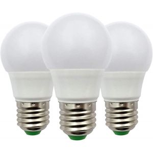 Kal-Lot De 3 Ampoules Led E27 12 V Ac/Dc 3 W (A50 30 W Halogène) Basse Tension Edison Screw Dans Ampoules Blanc Chaud Pour Éclairage Solaire Hors Grid, Camping-Car, Bateau, Éclairage Intérieur - Neuf