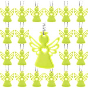 Porte-Clés Réfléchissant Pendentif Gardien Pendentif Réflecteur pour Enfants Étiquettes de Sécurité Réfléchissantes pour Sacs à Dos Sacs à Main.[B119] - Neuf
