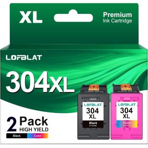TEPPA-304 304XL Cartouches d'encre Remplacement pour HP 304 Noir et Couleur Cartouche pour HP 304 XL pour HP Deskjet 2620 3760 2625 2655 2630 3700 3720 3755 Envy 5010 5020 5030 5032 - Neuf