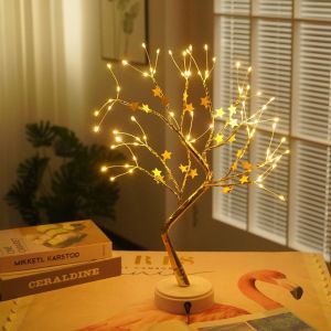 LED Lumi&egrave;re d'Arbre, 72 LED Star de la Nuit de la Lumi&egrave;re, de BRICOLAGE R&eacute;glable Branches en Fil de Cuivre de l'Arbre de cr&eacute;ation pour la F&ecirc;te de Mariage D&eacute;coration, D&eacute;coration de No&euml;l Cadeaux - Neuf