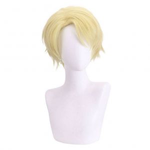 Perruque Synthetique Courte Pour Femme, Personnage De Film D'anime, Perruque De Cosplay, Perruque Quotidienne Pour Deguisement De Fete - Neuf