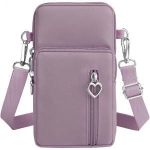 KALANKA-Petit Sacoche Telephone Portable Femmes,Sac T&eacute;l&eacute;phone Portable Femme,Petit Portefeuille de Sac &agrave; Main de t&eacute;l&eacute;phone,Crossbody Pochette Sacoche Running Armbag - Neuf
