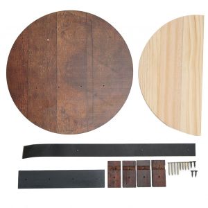 HJLIAN Porte-bouteilles a crochet, design elegant, fabrication soignee, installation facile, materiau en bois - Neuf