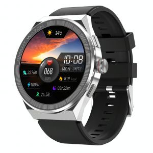 Montre Connectée Ip68 Étanche Nfc Bluetooth Appels Musique Santé Argent Yonis - Neuf