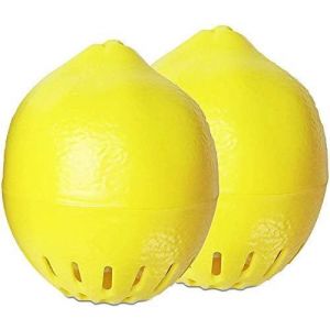 KALANKA-(2x) Citron D&eacute;sodorisant pour Frigo au Charbon Actif de Bambou - Purificateur d'air Absorbant Odeur et Humidit&eacute; | D&eacute;shumidificateur Assainissant pour un meilleur parfum dans le R&eacute;frig&eacute;rateur - Neuf