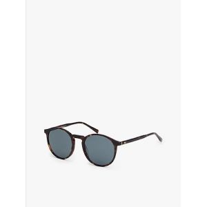 Lunettes De Soleil Rondes &Agrave; Drapeau En M&eacute;tal - Neuf