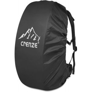 Housse De Pluie Pour Sac À Dos,15-90 L,Imperméable,Avec Réfléchissant,Pour Randonnée,Camping,Voyage,Cyclisme,Noir (Small),40-50l - Neuf