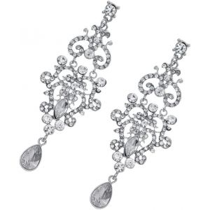 Kal-1paire Boucles Oreilles Pendantes Baroque Pour Femmes Élégance Rétro Et Luxe Pour Mariage Et Soirée - Neuf
