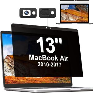 Magn&eacute;tique Filtre de Confidentialit&eacute; pour MacBook Air 13 Pouces(2017-2010), Amovible Ecran Confidentialit&eacute;, Anti Espion Protection &eacute;cran pour Macbook Air 13 Pouces(A1369/A1466), Film Protection Ecran - Neuf