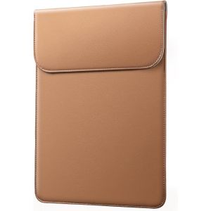 Housse Fine Pour Ordinateur Portable Macbook Air 13 Pouces (M4/M3/M2) 2022-2025, Macbook Pro 13 Pouces (M2/M1) 2016-2022 (Brun) - Neuf