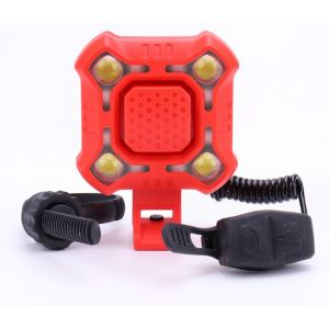 (Rouge)140 Db Bike Bell 4 Lampe Vélo Lumière 1200mah Klaxon Électrique Alarme Forte Sécurité Vélo Bell - Neuf