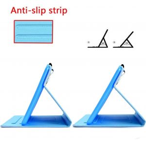 Coque Pour Samsung Galaxy Tab A6 10.1 Pouce Sm-T580/T585 2016 Cuir Pu Etui Housse Tablettete De Protection Flip Portefeuille Cover Case Avec Stand Et Poche - Feuille[Coq9129295] - Neuf