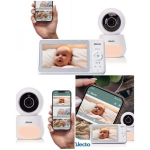 Baby Phone B&eacute;b&eacute; - Moniteur Vid&eacute;o Wi-Fi Intelligent -Cam&eacute;ra Hd &Eacute;cran Couleur 5&iquest;- Application Baby Connect - Neuf