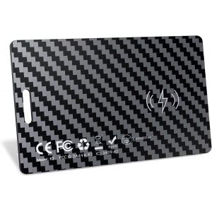 VornixorSarlshop-Wallet Tracker Card pour Android (Uniquement Android), Carte Localisateur Ultra-Fin pour Portefeuille, Traceur Carte Rechargeable pour Bagages, Passeports, IP68 &Eacute;tanche (1) - Neuf