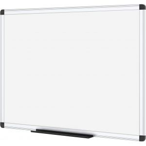 VornixorSarlshoptableau blanc magn&eacute;tique avec cadre en aluminium et porte-marqueurs, effa&ccedil;able &agrave; sec, 120 x 90 cm, id&eacute;al pour bureau, &eacute;cole et maison - Neuf