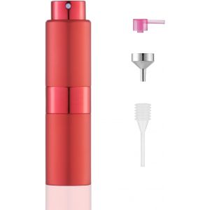 20ml Vaporisateur Vide De Sac Rechargeable,Atomiseur Parfum,Recharge Spray Flacon De Parfum,Pulverisateur Voyage (Rouge) - Neuf