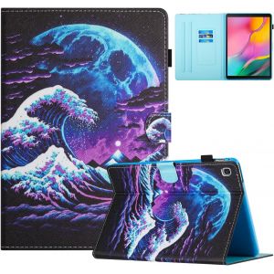 Coque Pour Tablette Samsung Galaxy Tab S5e 10,5 Pouces Sm-T720/ T725 2019 Etui Housse Pu Cuir Flip Support Protection Cover Case Pour Samsung Galaxy Tab S5e 10,5"" 2019, Vague De Me[Coq9123442] - Neuf
