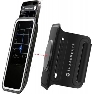 French Innovation, Universal Sports Phone Armband For Running, Running, Hiking... Smartphone Armband With Detachable Waterproof Magnetic Pouch - Neuf