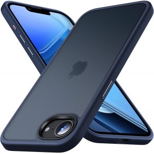 LORANKA-S&eacute;rie Zero pour iPhone 16e - Coque compatible avec charge inductive, coque fine et mate translucide, coque de protection robuste et r&eacute;sistante aux chocs de classe militaire 6,1 pouces, Bleu - Neuf